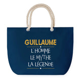 Sac de plage Bleu anse corde Guillaume Mythe Légende -jaune