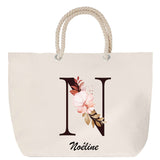 Sac Fête des Mères Mamie Famille Idée Cadeau anniversaire Noël Travail Boulot Métier Départ Retraite Collègue Femme cabas shopping plage