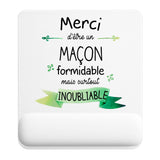 Tapis de souris ergonomique avec repose-poignet, accessoire bureau pour femme et homme, fête des pères, cadeau pas cher, idée cadeau fête des mères, secret santa, départ à la retraite, télétravail et gaming
