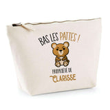 Trousse pochette de rangement maquillage Fête des Mères Mamie Famille Idée Cadeau anniversaire Noël Travail Boulot Métier Départ Retraite Collègue Femme