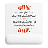 Tapis de souris ergonomique avec repose-poignet, accessoire bureau pour femme et homme, fête des pères, cadeau pas cher, idée cadeau fête des mères, secret santa, départ à la retraite, télétravail et gaming