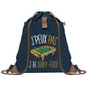 sac a dos bleu coton recycle avec pochette idee cadeau originale pour collegue ami prof ou membre de la famille cadeau mixte noel anniversaire secret santa ou depart au travail sac leger pratique et ecologique design breton moderne
