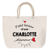 Sac Fête des Mères Mamie Famille Idée Cadeau anniversaire Noël Travail Boulot Métier Départ Retraite Collègue Femme cabas shopping plage