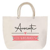 Sac Fête des Mères Mamie Famille Idée Cadeau anniversaire Noël Travail Boulot Métier Départ Retraite Collègue Femme cabas shopping plage