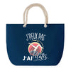 Sac de plage Bleu anse corde J'peux Pas Pilates