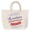 Sac Fête des Mères Mamie Famille Idée Cadeau anniversaire Noël Travail Boulot Métier Départ Retraite Collègue Femme cabas shopping plage