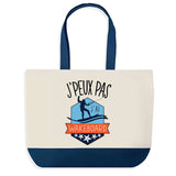Sac de shopping bleu J'peux pas Wakeboard