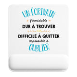 Tapis de souris ergonomique avec repose-poignet, accessoire bureau pour femme et homme, fête des pères, cadeau pas cher, idée cadeau fête des mères, secret santa, départ à la retraite, télétravail et gaming