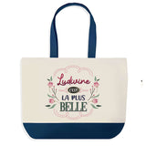 Sac Fête des Mères Mamie Famille Idée Cadeau anniversaire Noël Travail Boulot Métier Départ Retraite Collègue Femme cabas shopping plage