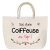Sac Fête des Mères Mamie Famille Idée Cadeau anniversaire Noël Travail Boulot Métier Départ Retraite Collègue Femme cabas shopping plage