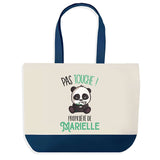 Sac de shopping bleu Marielle Pas Touche Panda