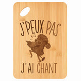 Planche bambou gravée personnalisée femme homme idée cadeau Fête des Mères Fête des Pères apéro papa maman prénom cuisine plateau fromage