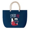 Sac de plage Bleu anse corde J'peux Pas Nail Art