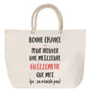 Sac Fête des Mères Mamie Famille Idée Cadeau anniversaire Noël Travail Boulot Métier Départ Retraite Collègue Femme cabas shopping plage