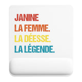 Tapis de souris ergonomique avec repose-poignet, accessoire bureau pour femme et homme, fête des pères, cadeau pas cher, idée cadeau fête des mères, secret santa, départ à la retraite, télétravail et gaming