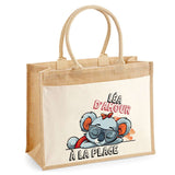 Sac Fête des Mères Mamie MAman Soeur Femme Famille Idée Cadeau anniversaire Noël Travail Boulot Métier Départ Retraite Collègue Femme cabas shopping plage