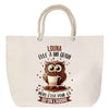 Sac Fête des Mères Mamie Famille Idée Cadeau anniversaire Noël Travail Boulot Métier Départ Retraite Collègue Femme cabas shopping plage