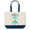 Sac de shopping bleu J'peux pas Spa