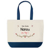 Sac de shopping bleu Nanou au Top