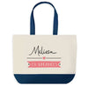 Sac de shopping bleu Mélissa en Vacances