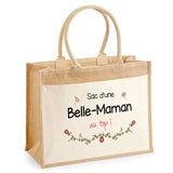 Sac Fête des Mères Mamie MAman Soeur Femme Famille Idée Cadeau anniversaire Noël Travail Boulot Métier Départ Retraite Collègue Femme cabas shopping plage