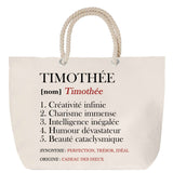 Sac Fête des Mères Mamie Famille Idée Cadeau anniversaire Noël Travail Boulot Métier Départ Retraite Collègue Femme cabas shopping plage