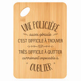 Planche bambou gravée personnalisée femme idée cadeau Fête des Mères apéro 30×20 prénom cuisine plateau fromage anniversaire noel maman mamie