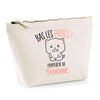 Trousse pochette de rangement maquillage Fête des Mères Mamie Famille Idée Cadeau anniversaire Noël Travail Boulot Métier Départ Retraite Collègue Femme