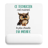 Tapis de souris ergonomique avec repose-poignet, accessoire bureau pour femme et homme, fête des pères, cadeau pas cher, idée cadeau fête des mères, secret santa, départ à la retraite, télétravail et gaming