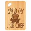 Planche bambou gravée personnalisée femme homme idée cadeau Fête des Mères Fête des Pères apéro papa maman prénom cuisine plateau fromage