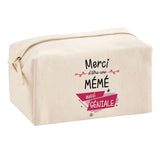 Sac Fête des Mères Mamie Famille Idée Cadeau anniversaire Noël Travail Boulot Métier Départ Retraite Collègue Femme cabas shopping plage