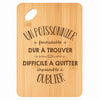 Planche bambou gravée personnalisée homme idée cadeau Fête des Pères apéro 30×20 prénom cuisine plateau fromage anniversaire noel papa papi 