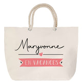 Sac Fête des Mères Mamie Famille Idée Cadeau anniversaire Noël Travail Boulot Métier Départ Retraite Collègue Femme cabas shopping plage