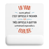 Tapis de souris ergonomique avec repose-poignet, accessoire bureau pour femme et homme, fête des pères, cadeau pas cher, idée cadeau fête des mères, secret santa, départ à la retraite, télétravail et gaming