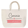 Sac Fête des Mères Mamie Famille Idée Cadeau anniversaire Noël Travail Boulot Métier Départ Retraite Collègue Femme cabas shopping plage