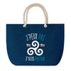Sac de plage Bleu anse corde J'peux Pas Breton