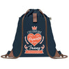 sac a dos femme bleu coton recycle avec pochette cadeau original pour collegue amie prof ou soeur idee cadeau femme noel anniversaire secret santa ou depart a la retraite sac pratique chic et ecoresponsable design breton elegant