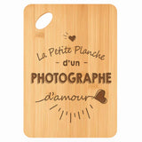 Planche bambou gravée personnalisée homme idée cadeau Fête des Pères apéro 30×20 prénom cuisine plateau fromage anniversaire noel papa papi 