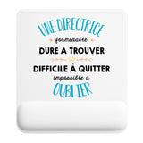 Tapis de souris ergonomique avec repose-poignet, accessoire bureau pour femme et homme, fête des pères, cadeau pas cher, idée cadeau fête des mères, secret santa, départ à la retraite, télétravail et gaming