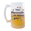 Chope de bière personnalisé, idée cadeau pour maman, femme ou collègue. Parfait pour Noël, anniversaire, fête des mères ou Secret Santa.