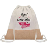 Sac Fête des Mères Mamie Maman Cadeau anniversaire Noël Travail Métier Départ Retraite Collègue Femme cabas shopping plage