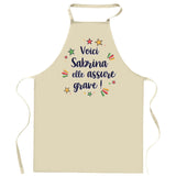 Cadeau Cuisinier cuisinière mère maman papa père mamie papi Vêtement Blouse de protection Barbecue Jardinage Tablier de Travail Tâches ménagères 