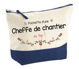 Pochette Trousse Fête des Mères Fêtes des Pères Mamie Papi Famille Idée Cadeau anniversaire Noël Travail Boulot Métier Départ Retraite Collègue Femme Homme