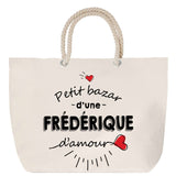 Sac Fête des Mères Mamie Famille Idée Cadeau anniversaire Noël Travail Boulot Métier Départ Retraite Collègue Femme cabas shopping plage