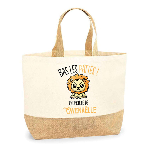 Sac Jute Fête des Mères Fêtes des Pères Mamie Papi Famille Idée Cadeau anniversaire Noël Travail Boulot Métier Départ Retraite Collègue Femme Homme