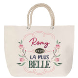 Sac Fête des Mères Mamie Famille Idée Cadeau anniversaire Noël Travail Boulot Métier Départ Retraite Collègue Femme cabas shopping plage