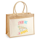 Sac Fête des Mères Mamie Famille Idée Cadeau anniversaire Noël Travail Boulot Métier Départ Retraite Collègue Femme cabas shopping plage Homme Papa Papi Pères Frère