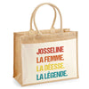 Sac Fête des Mères Mamie MAman Soeur Femme Famille Idée Cadeau anniversaire Noël Travail Boulot Métier Départ Retraite Collègue Femme cabas shopping plage