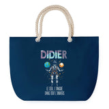 Sac de plage Bleu anse corde Didier Unique dans l'Univers