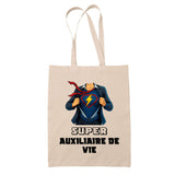 Sac Fête des Mères Mamie Famille Idée Cadeau anniversaire Noël Travail Boulot Métier Départ Retraite Collègue Femme cabas shopping plage